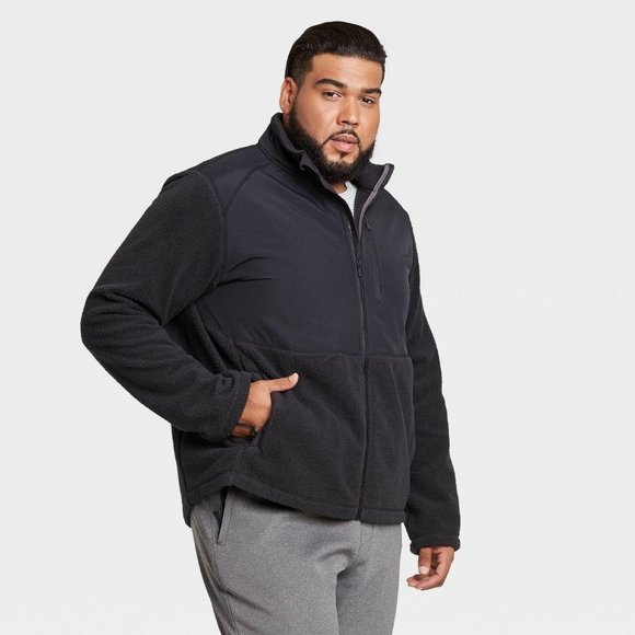 Coats | Mens Big Tall Sherpa Jacket 